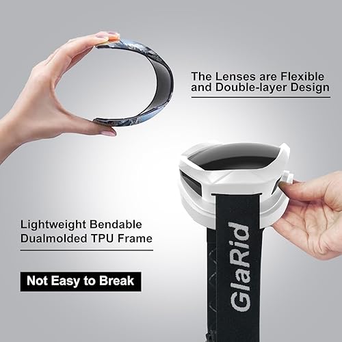 Miniatura 7 de OTG Ski Goggles, 100% UV Protection Anti Fog Ski Goggles Men, Snowboard Goggles Men, Women Adult, Youth