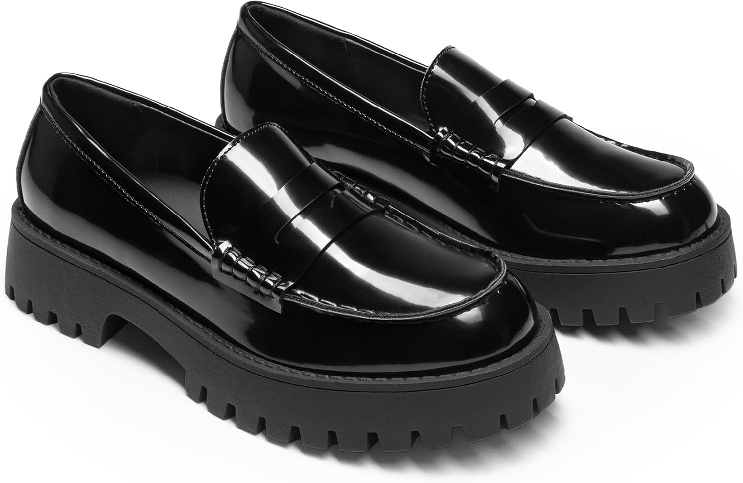 DREAM PAIRS Loafers for Women Platform Chunky Penny Loafer Lug Sole Comfortable Slip On Dressy Casual Work Business Office Shoes - Image 8