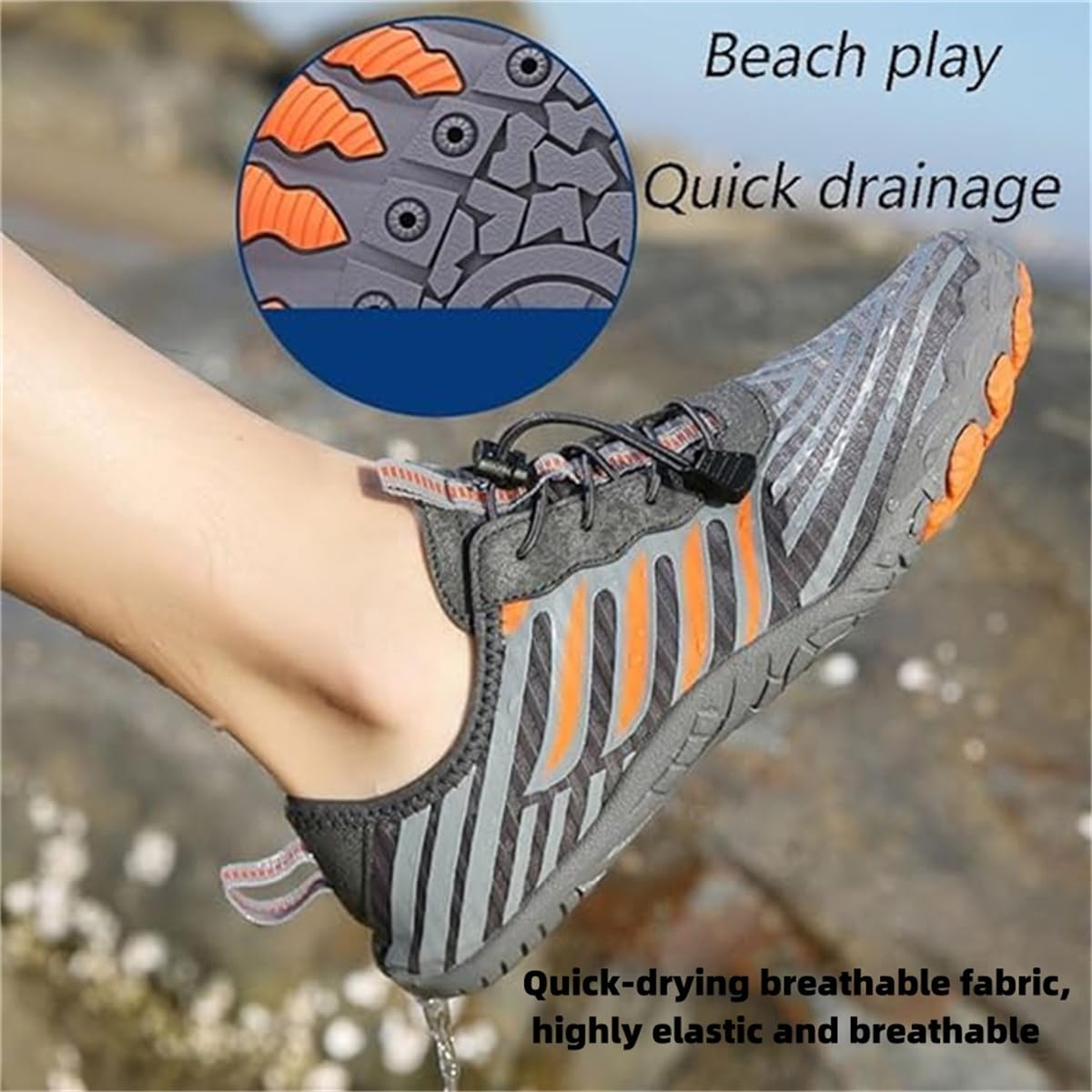 Grounding Shoes with Copper, Grounded Shoes for Women Men Grounded Barefoot Footwear Hike, Outdoor Waterproof Non-Slip