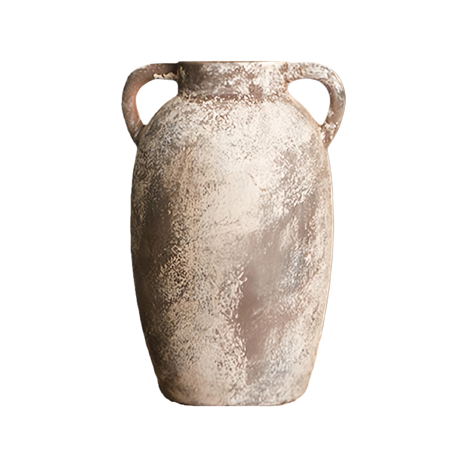 Rustics Ceramic Flower Vases Home Decors Farmhouses Table Vases Decorative Vase with Handle Centerpieces for Bedroom Decorsative for Home Decors