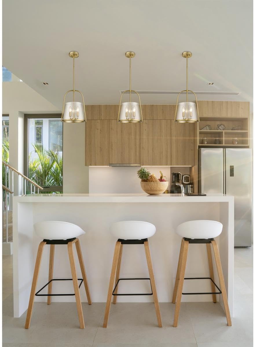 Z-Lite 3041P12-MGLD Archis Pendant, 3-Light 180 Total Watts, Modern Gold