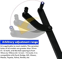 Vista 6 de Soporte Universal de Polea Portador de Árbol de Levas Bomba de Inyección Herramienta de Llave de Sujeción de Piñón de Leva Compatible con Audi