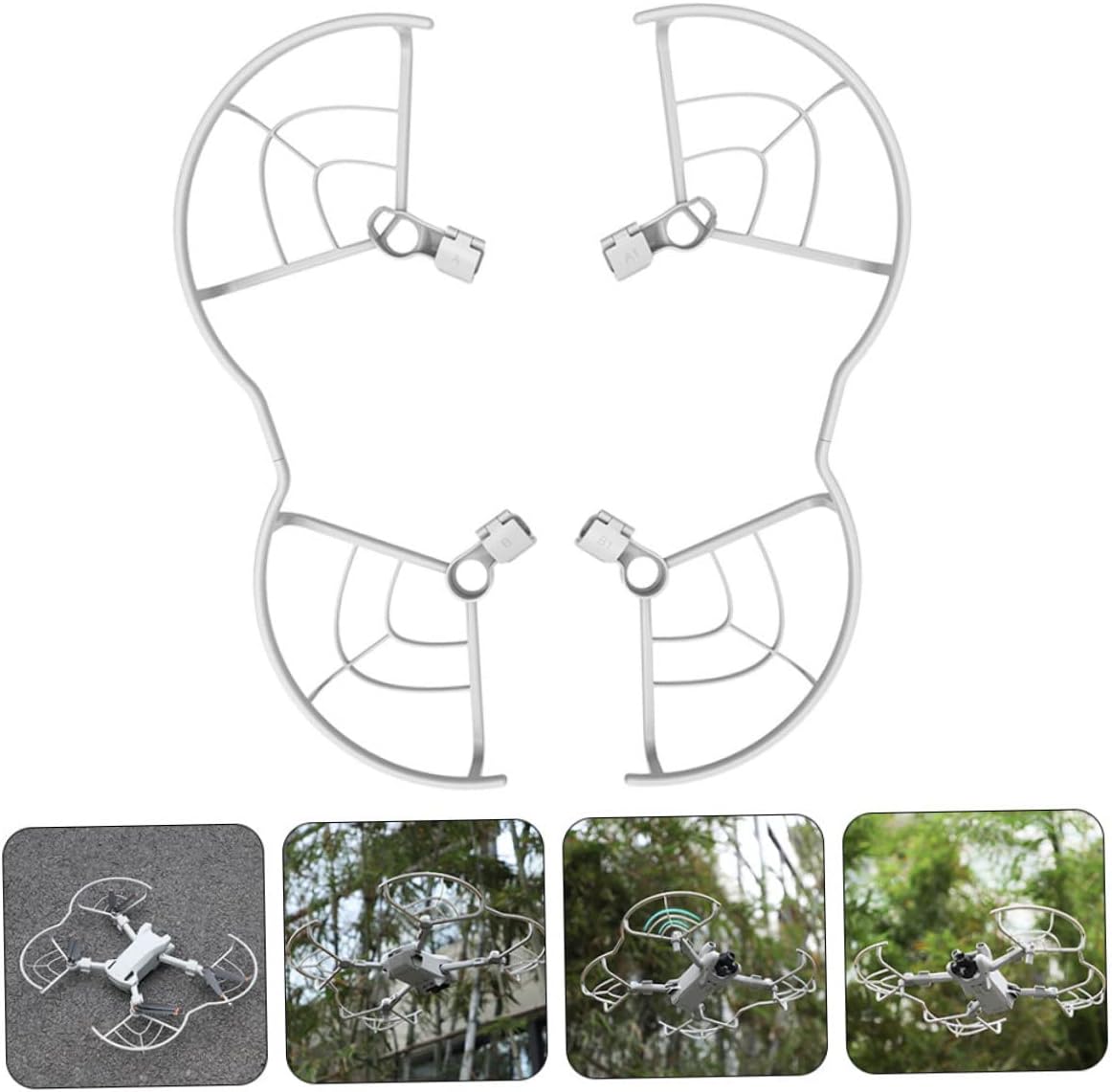 4pcs Propeller Guard for -collision Design Shock Absorption Easy Install Propeller Protector for Drone Flight Safety