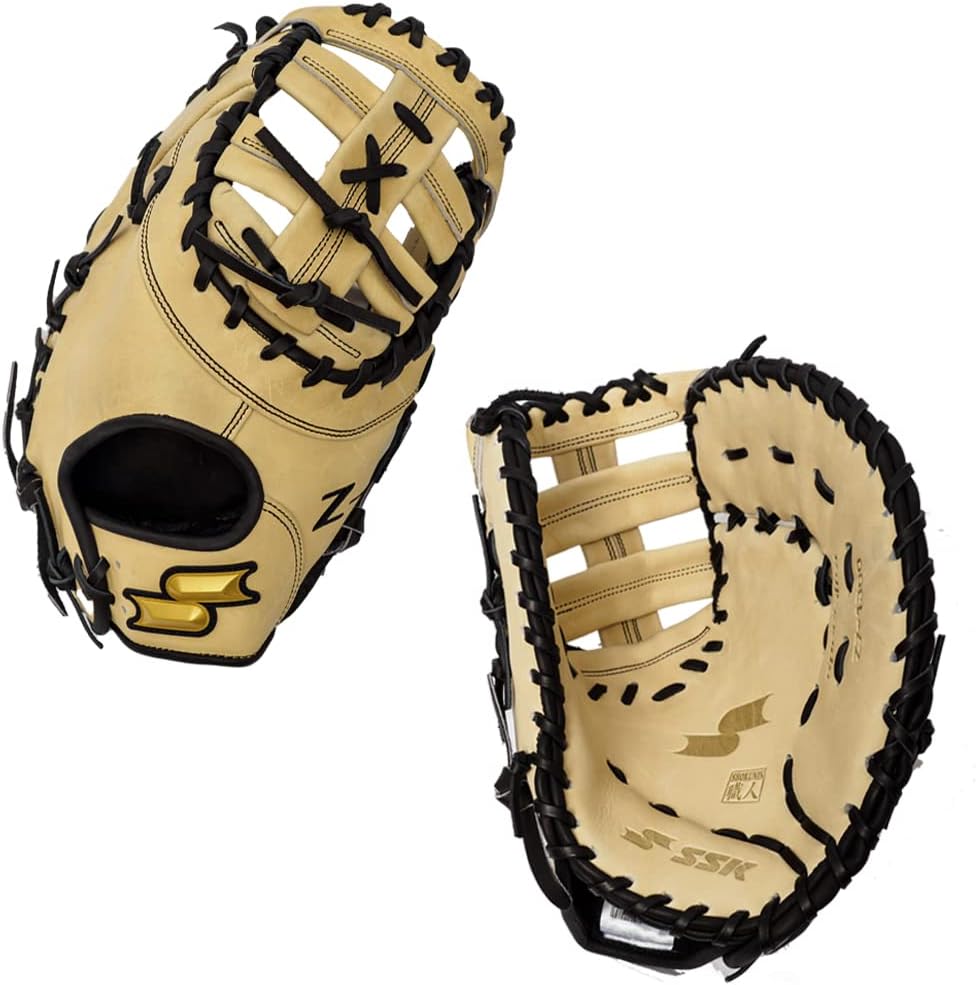 SSK Z7 Specialist Baseball First Base Mitt – 12.5” – 13” – Right & Left Hand Throw : Sports & Outdoors