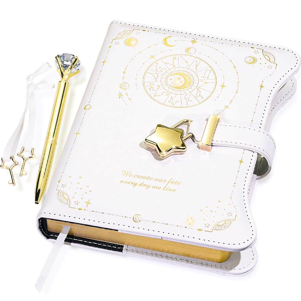 Hoci Poci Diary with Lock and Keys for Girls Gift Ideas, 360 Pages Journal — image 1