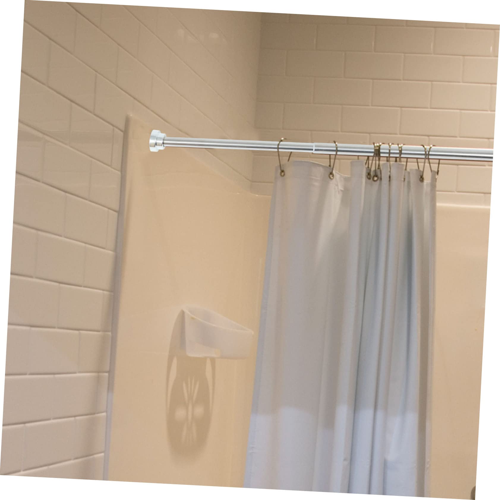 1 Barra Retráctil de Acero Inoxidable para Secar Ropa No Necesita Perforaciones Fácil de Instalar para Cortinas de Ducha Puertas Y Tendederos