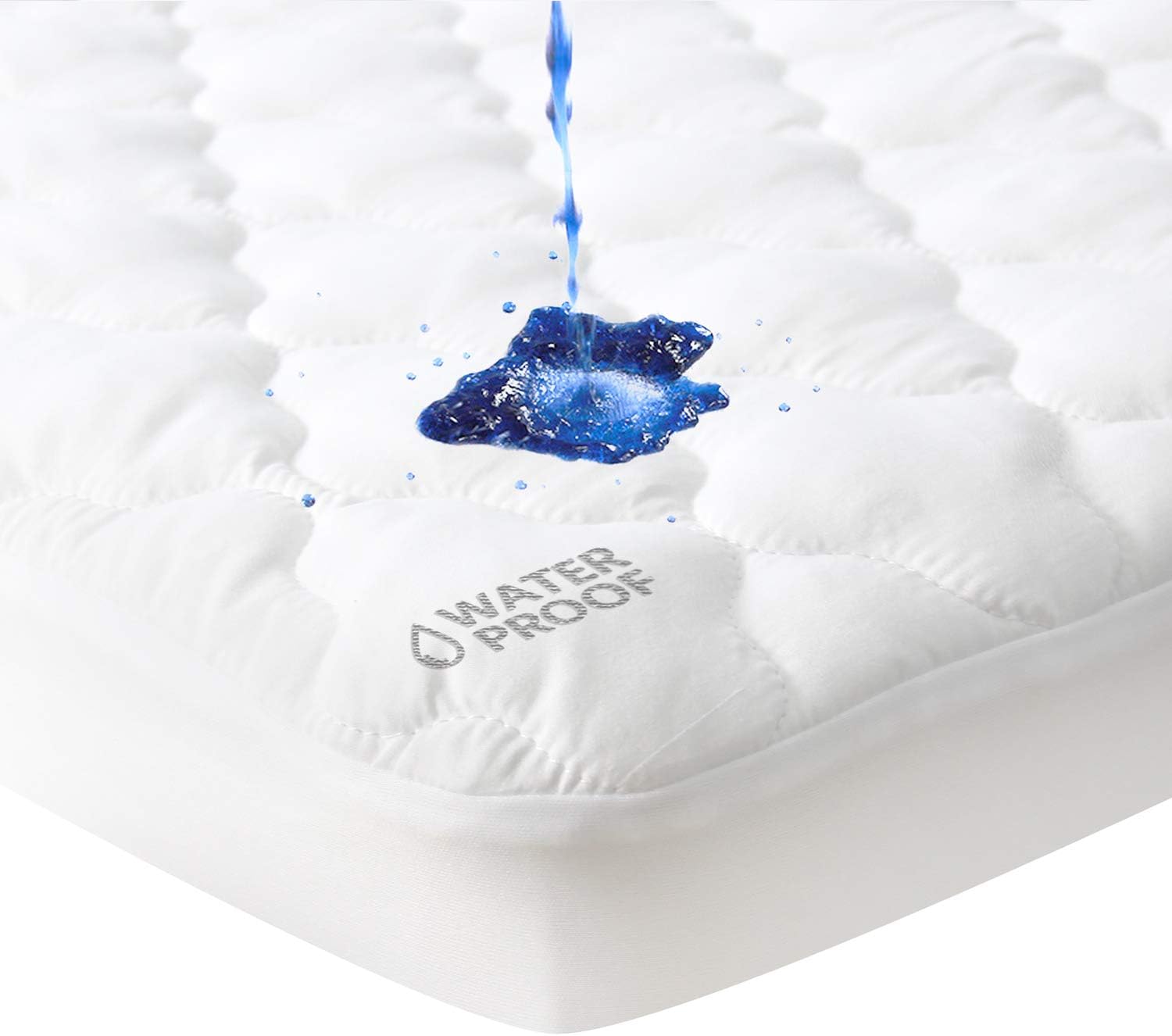 Waterproof Playard Mattress Pad Sheet for 4moms Breeze Plus & Breeze GO Playards, 29x41x5 Inch, White, Machine Wash, Breathable Waterproof
