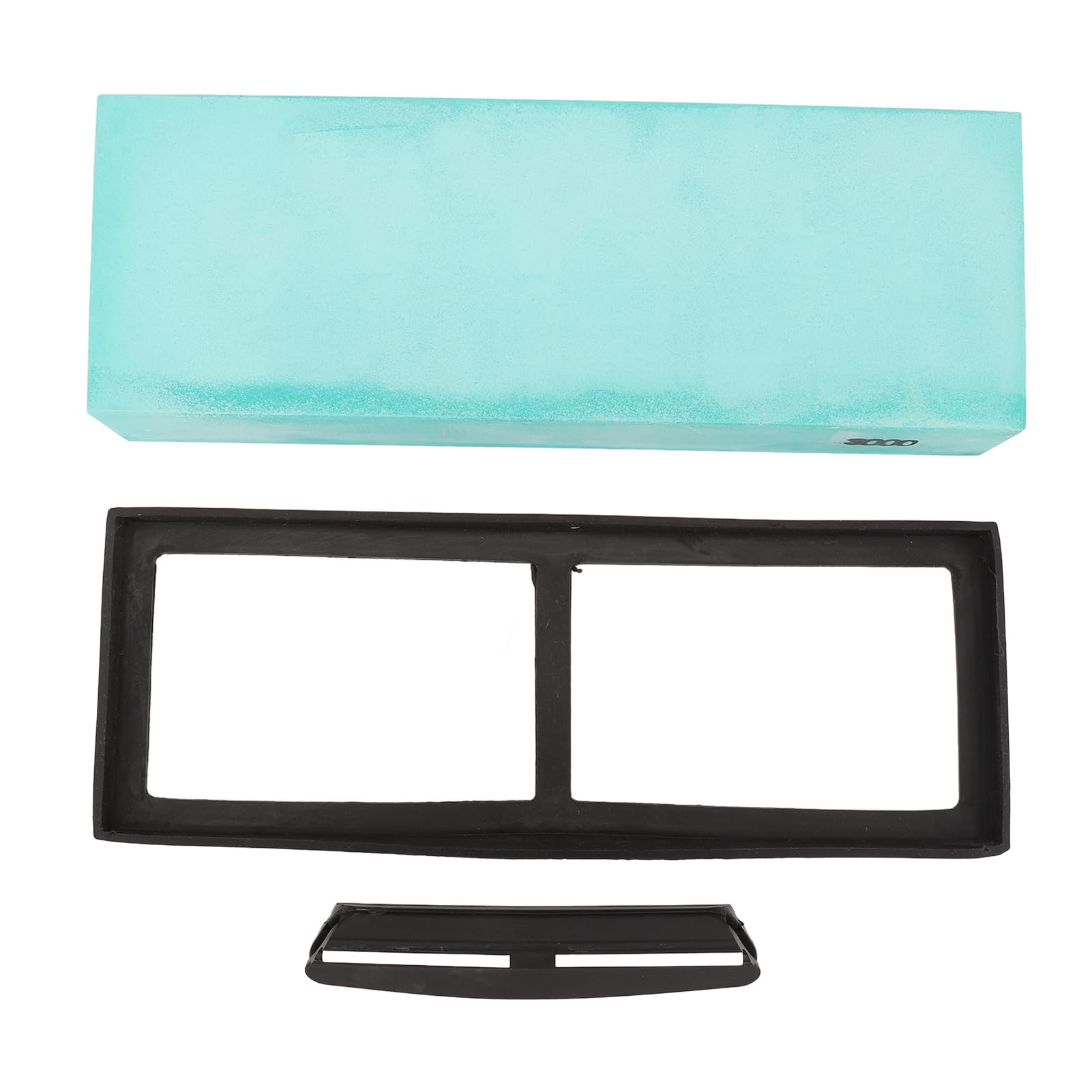 Yosoo Health Gear Pietra per Affilare i Coltelli, Pietra per Affilare in Polvere di Ossido di Alluminio 20 X 7 X 3 Cm con Base Antiscivolo, per Levigare, Lucidare, Appiattire Coltelli, Forbici Nella