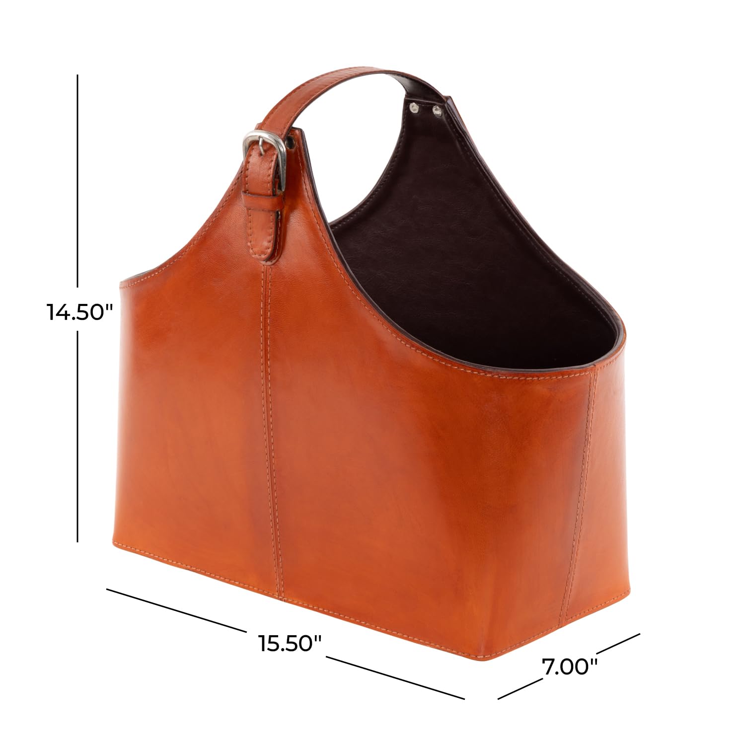 小物入れ ART DECO vintage WFace Amazon.com: Deco 79 Leather Handmade Magazine Holder Box Style