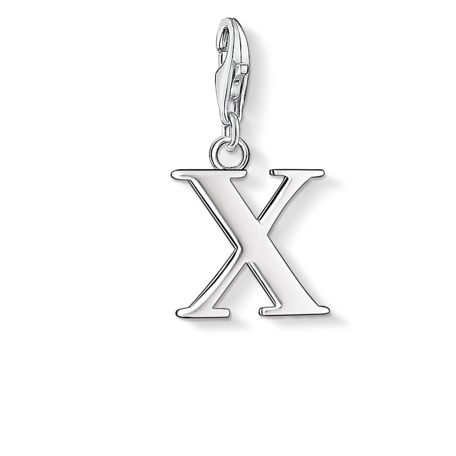 THOMAS SABO Damen Charm-Anhänger Buchstabe X 925 Sterlingsilber 0198-001-12