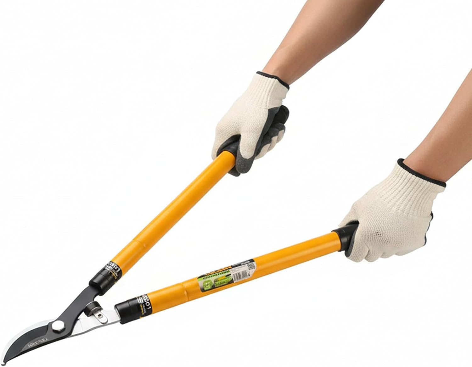 TOLSEN Bypass Loppers and Pruners, Telescoping Tree Pruner, Anvil Lopper, Ratchet Extendable Handle from 26-36 Inches, Heavy Duty Branch Cutters, Pruning Shears, Tree Clippers, Ratchet Anvil Lopper