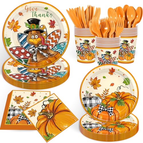 GrabnGoParty 168-Piece Turkey Party Set