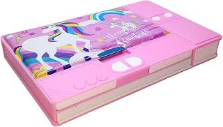 Double Sided Jumbo Magnet Pencil Box | Plastic Stationary Calculator Geometry Box for Girls, Boys & Kids | Birthday Return... Price In India