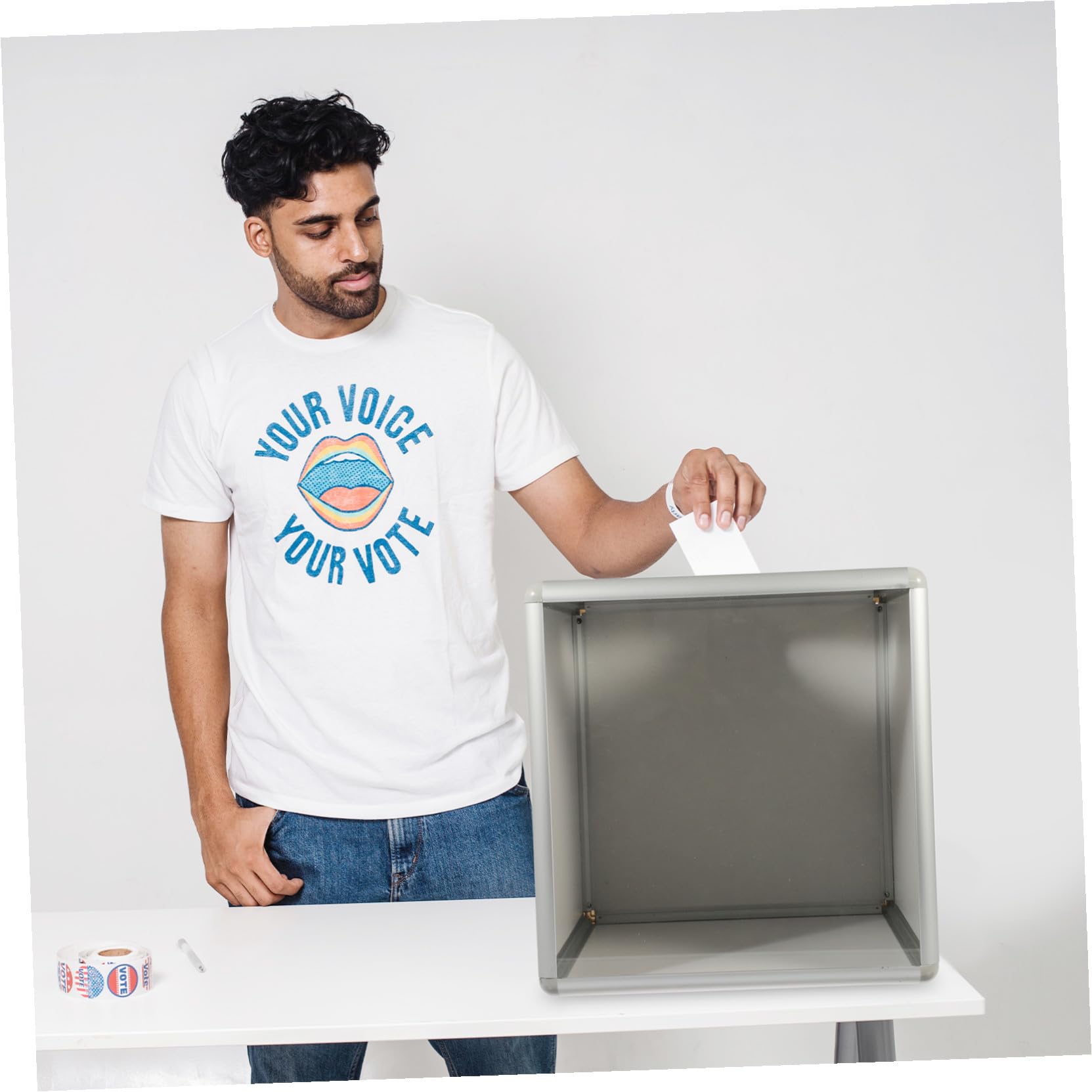 ABOOFAN Tombola Kasten und Zufällige Farbe Transparente aus Aluminiumlegierung Zufälliger Stil mit Dekorativem Design Multifunktionale Spendenbox Robuste für Vereine und Veranstaltungen