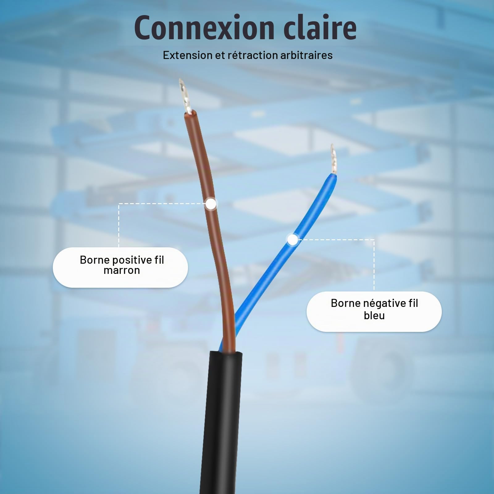 Actionneur Linéaire, Vérin Électrique 12V 6000N, Moteur Linéaire Course 500mm avec Interrupteurs de Fin de Course, Étanche IP44, Vitesse 5mm/s, pour Fauteuil Massant, Table Élévatrice, Lève-TV, Canapé