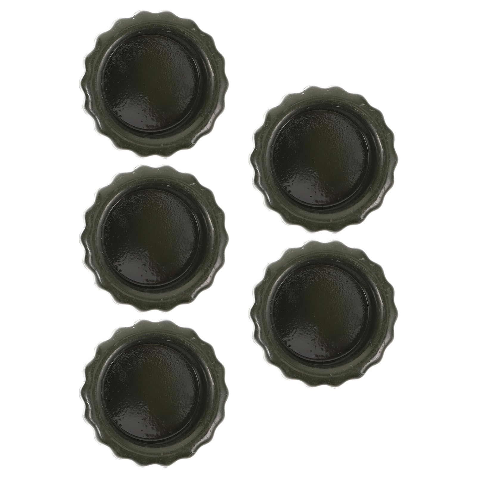 iplusmile Bung Caps for Drums, 5pcs Steel Bung Plug Gallon Barrel Bung Cap Metal Drum Bung Cover Plastic Drum Cover for Oil Drums Sealing Chemical Drum Protection