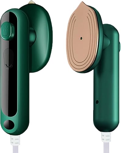 Plancha de viaje pequeña con vapor, plancha ligera y portátil para viajes y manualidades, doble uso en húmedo y seco, calentamiento rápido, perfecta