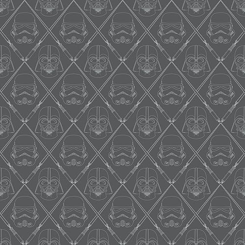 RoomMates RMK11063WP Star Wars The Dark Side Black Peel & Stick Wallpaper