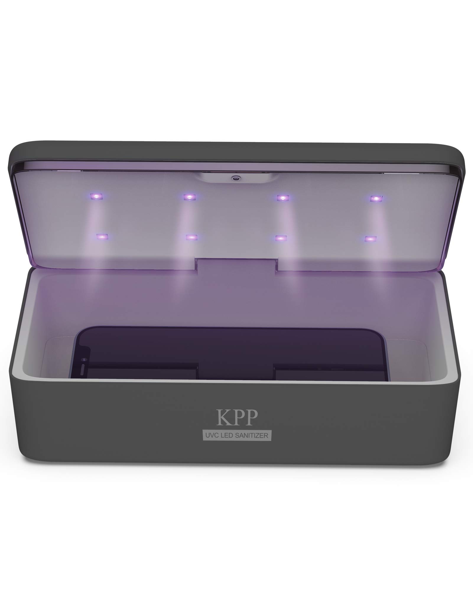 UV Light Sanitizer, Phone Sanitizer UV Box | UV Sterilizer Box for Smartphone | Clinically Proven Kills Germs Viruses & Bacteria UV-C Light Disinfector 2021 New Gift for Family Men (black1)