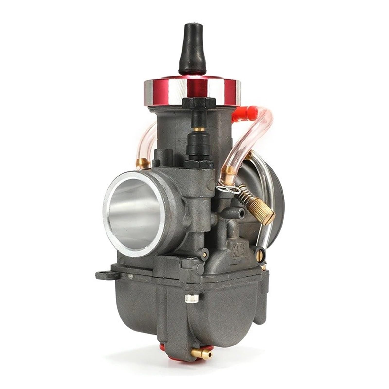 Motosierra Carburador Carburador Cortina Plana Motocicleta Para PWK 28 30 32 34mm 250cc Motor 4 Tiempos Piezas Universales Enduro Dirt Pit Bike Motocross(28mm)