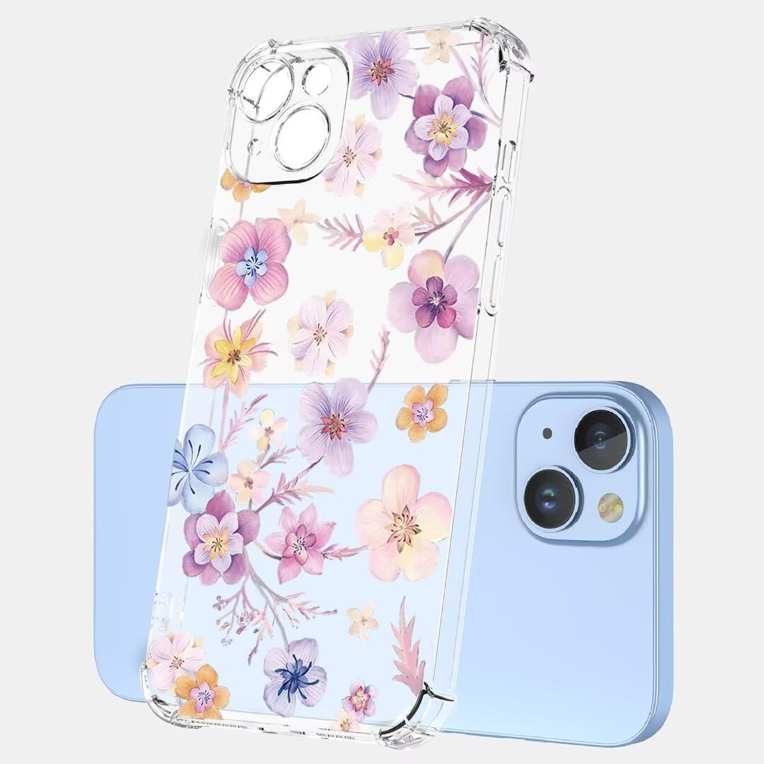 Custodia In Silicone Per Google Pixel 8A 5G Design Fiori Vintage