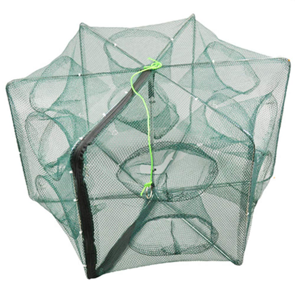 1/2pcs Fishing Bait Trap Foldable Crab Crayfish Fish Minnow Crawdad Shrimp Net Cast Portable