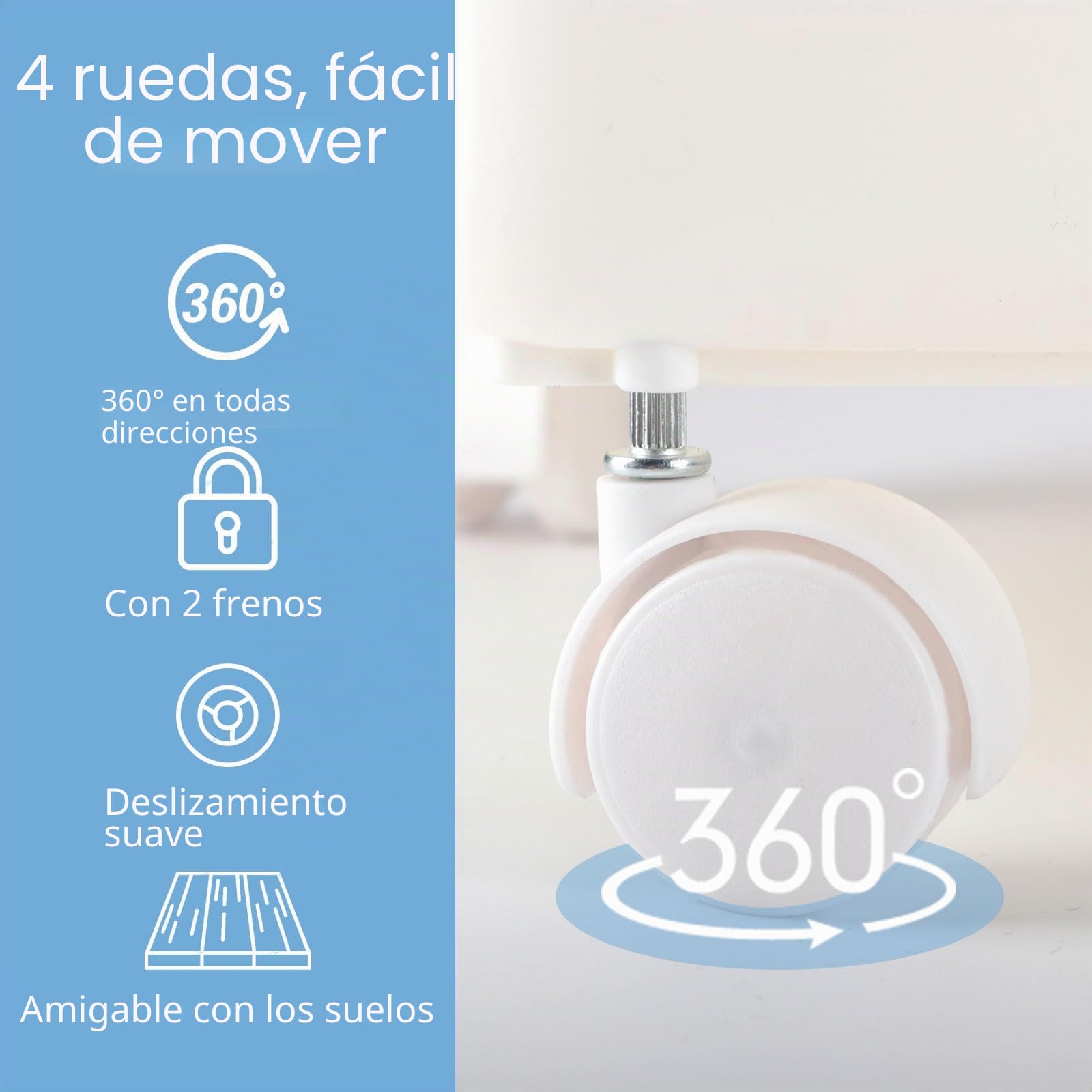 Cesto de la Ropa Plegable con Ruedas, 41.5 L Cesto Ropa Sucia Cesta de Ropa Sucia con Ruedas Cesta Ropa Sucia con Asa Cesto para la Ropa Sucia de Plástico, para Salas Estar, Baños, Dormitorios