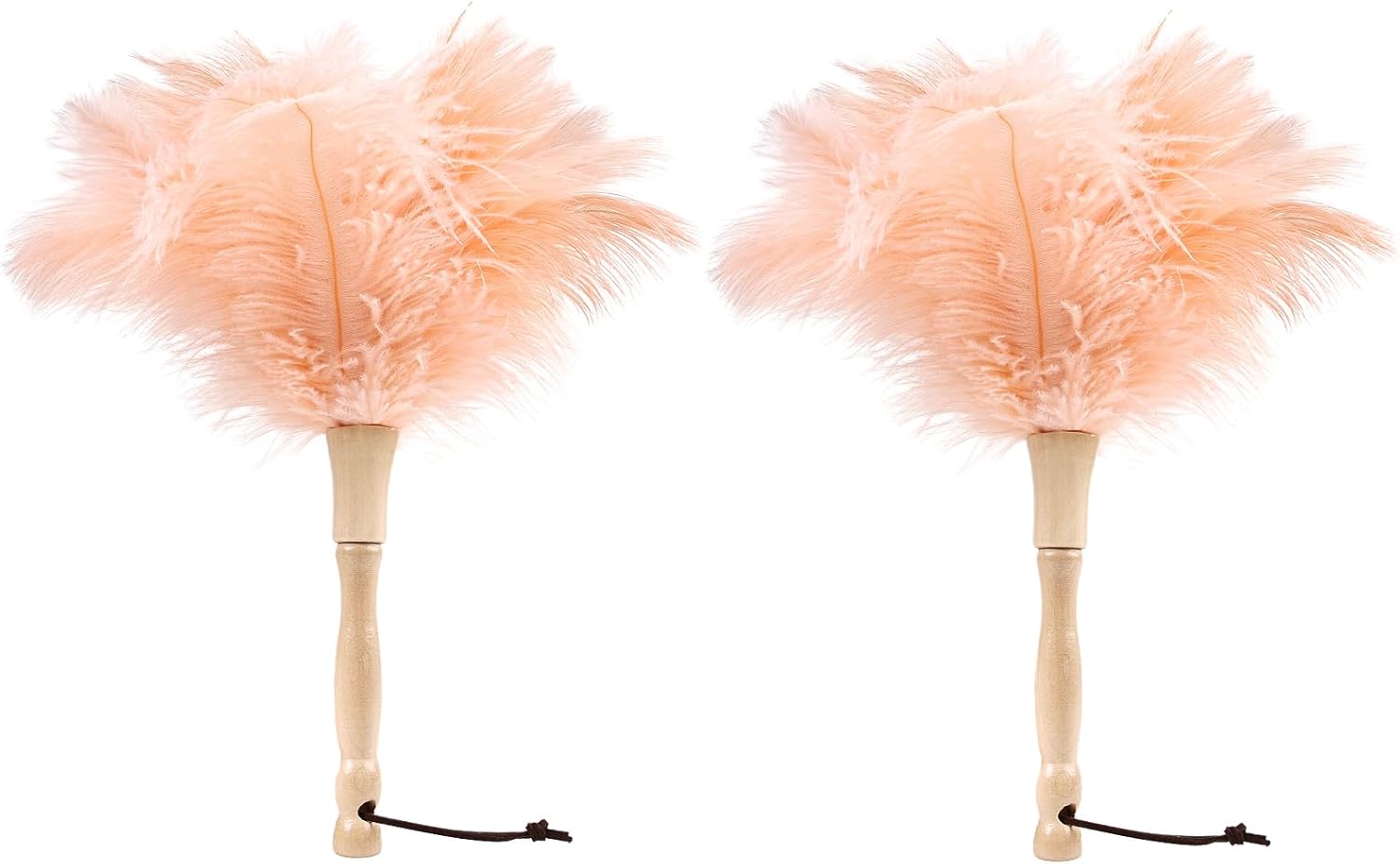 Ostrich Feather Duster 12 Inch Feather Duster Fluffy Natural Ostrich Feathers with Wooden Handle Ostrich Feather Duster for Cleaning Supplies(Champagne 2Pcs) Ostrich Feather Duster 12 Inch Feather Duster Fluffy Natural Ostrich Feathers with Wooden Handle Ostrich Feather Duster for Cleaning Supplies(Champagne 2Pcs)