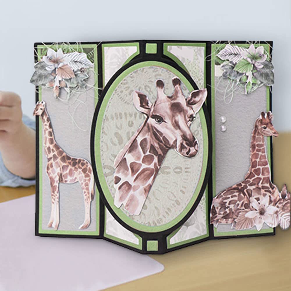 Fustelle 3D In Metallo AIFUDA, Set Da 2 Forme Pop-up Rettangolari Per Biglietti, Scrapbooking E Album Fai-da-te. Acciaio Al Carbonio, Grandi Dimensioni.