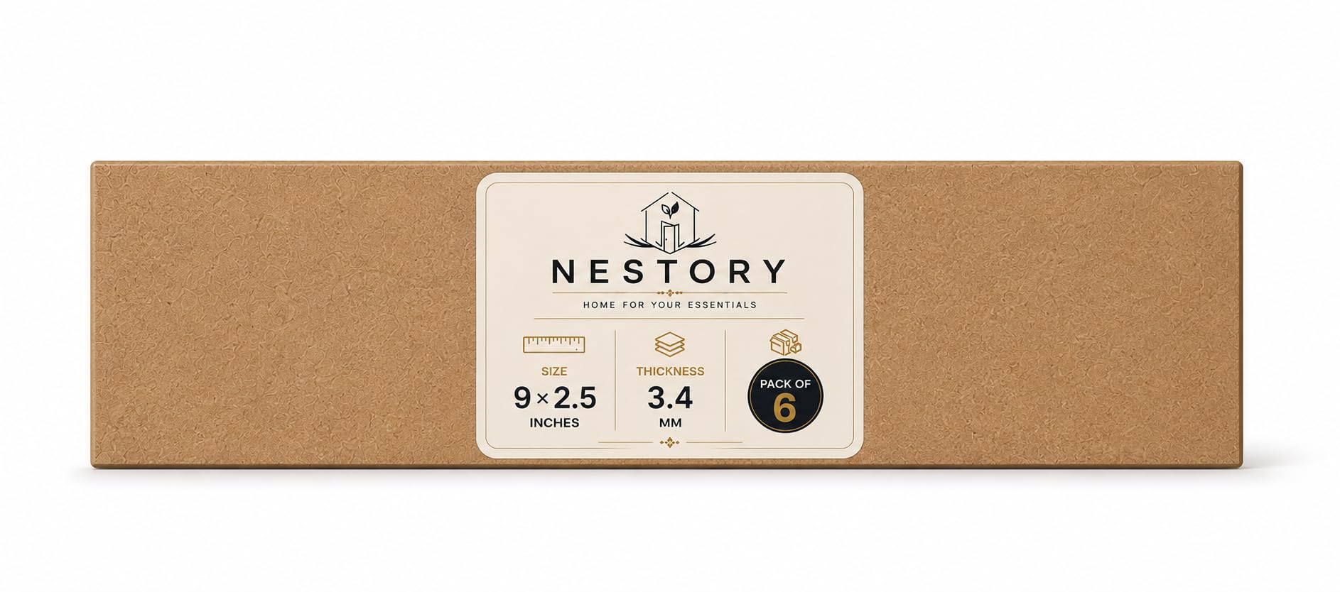 NESTORY MDF Board 9X2.5 Inches | Wooden Craft Sheet 3.4 mm Thick for DIY Art, Painting, Laser Cutting, Engraving & Home Decor|Pack of 6-image-33