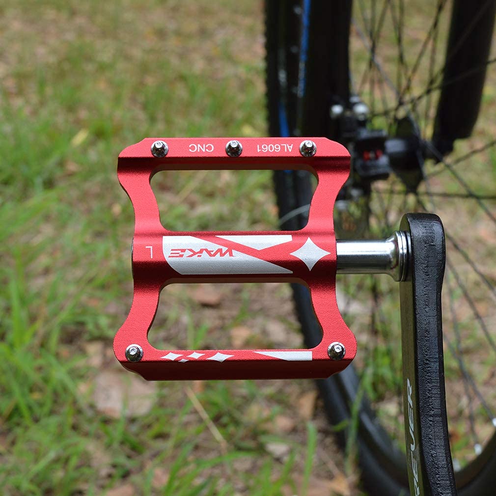 BONIXC Pedali TB Pedali Bici Leggeri Piatti per Bici Da Strada Nylon