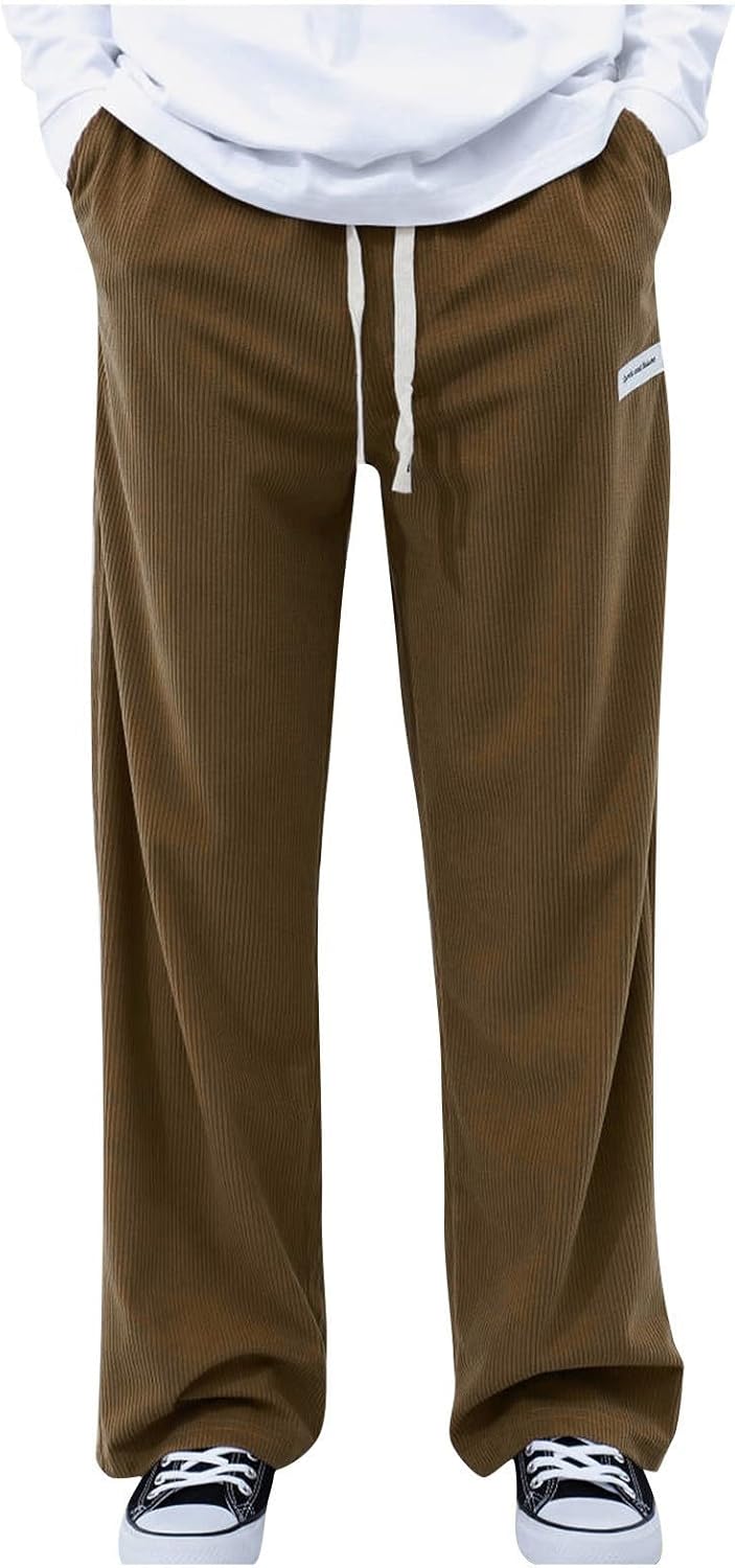Herren Winterhose Cord Slim Fit - Warme Freizeithose Für Kalte Tage