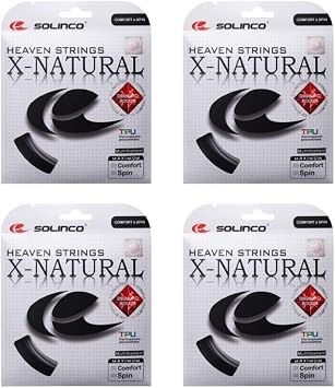 سلسلة تنس Solinco X-Natural - 4 عبوات