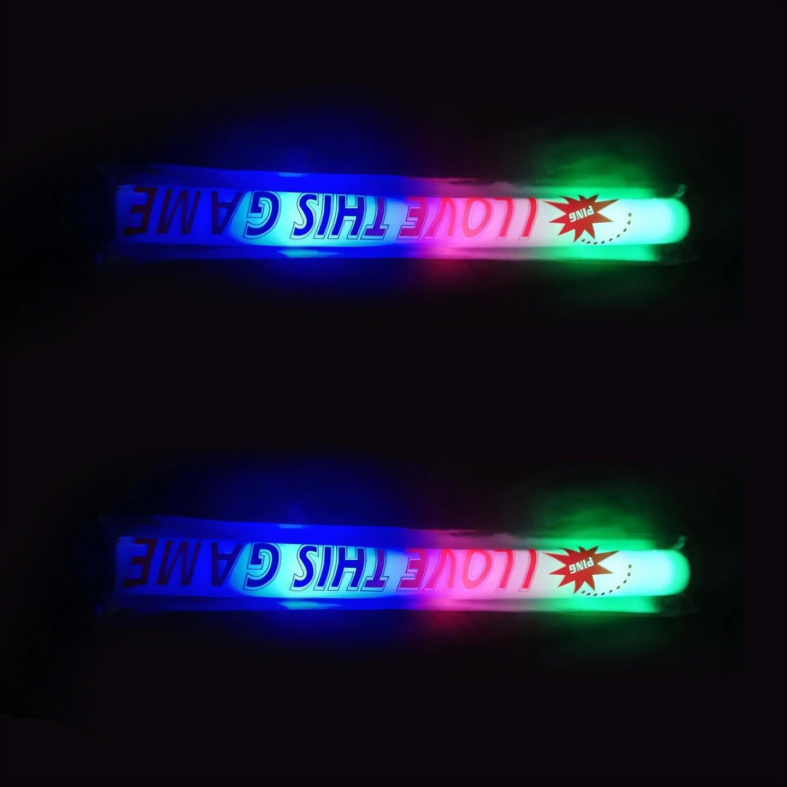 Tsophreniq LED Glow Stick Bulk Colorful Cheer Tube Dark Light for Sports Event and Family Gatherings Led for Wedding