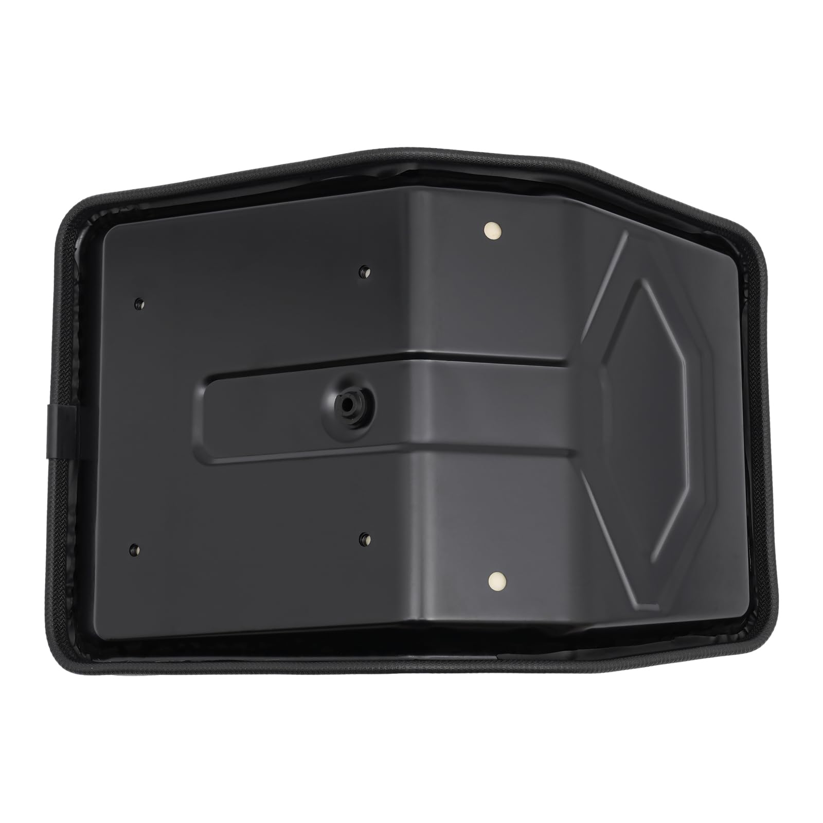 Multi-Winkel-Sitz, Aufsitzmäher Rasentraktor Minibagger Sitzschale PVC mit Verstellbarer Rückenlehne, Rasentraktor Minibagger Staplersitz (Black)