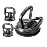 Dent Puller,Powerful Car Dent Puller, Car Dent Removal Kit,Dent Remover Tool for Car Dent Repair, Glass, Screen, Tiles Lifting and Objects Moving (Black+Black)