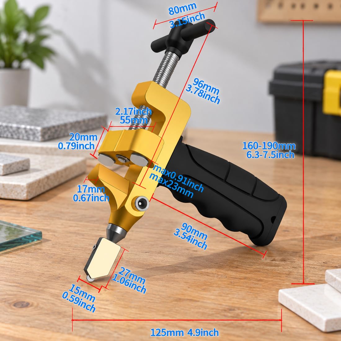 2-in-1 Glass Cutting Tool Kit - Pliers & Cutter -2 2-in-1 Glass Cutting Tool Kit - Pliers & Cutter -2