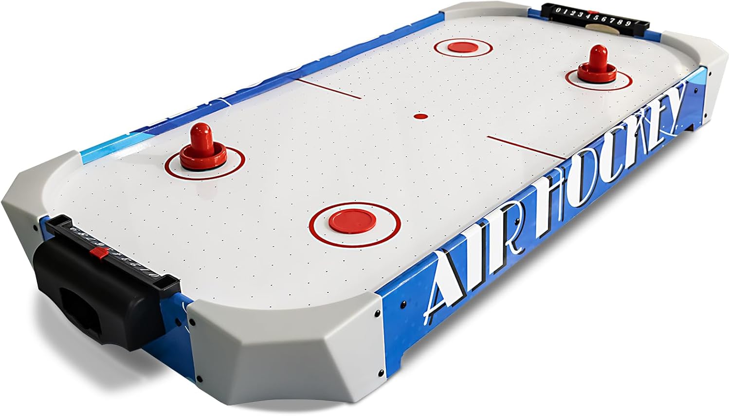 40 Inch Mini Arcade Style Air Hockey Table for Kids and Adults, Hockey Game Table for Home, Game Room, Office