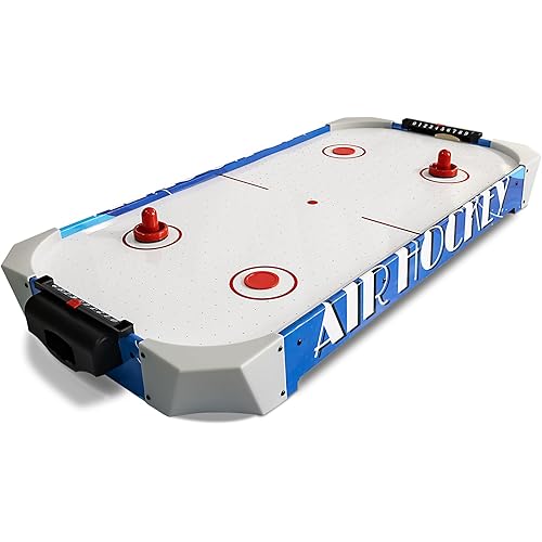 40 Inch Mini Arcade Style Air Hockey Table for Kids and Adults, Hockey Game Table for Home, Game Room, Office
