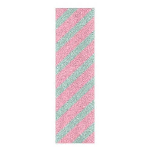 Vista 137 de Abstracto Negro Gris Geométrico Skateboard Grip Tape 33x9inch Papel de lija Longboard Scooter Griptape Diseño antideslizante y anti-desgarro