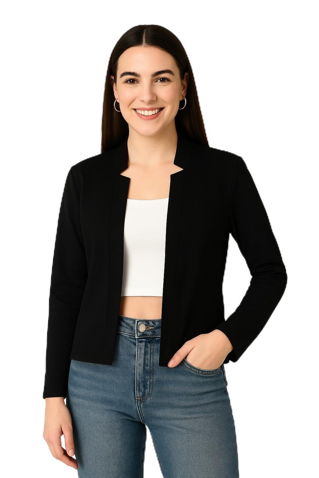Casual Black Shrug for Daily