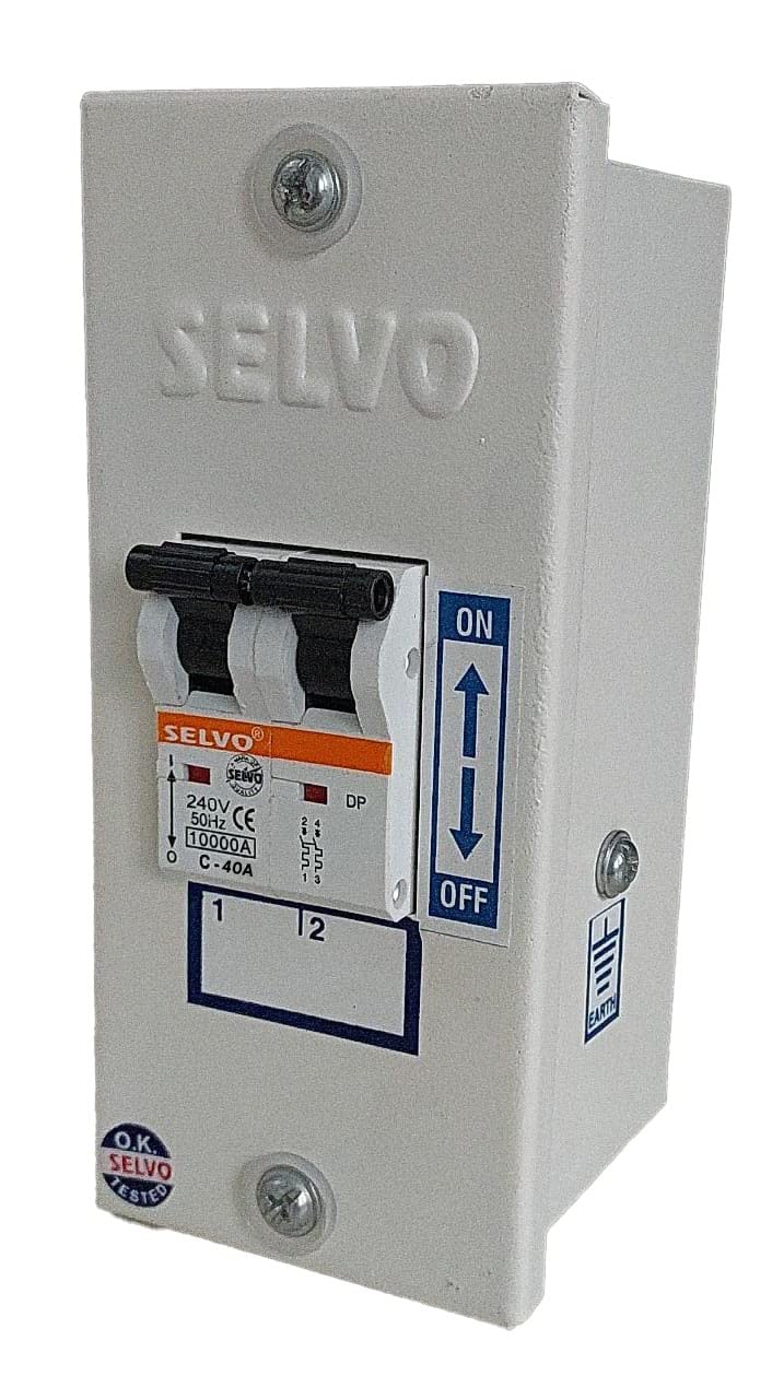 2 Pole Metal Box & C-40A DOUBLE POLE MCB-picture-19