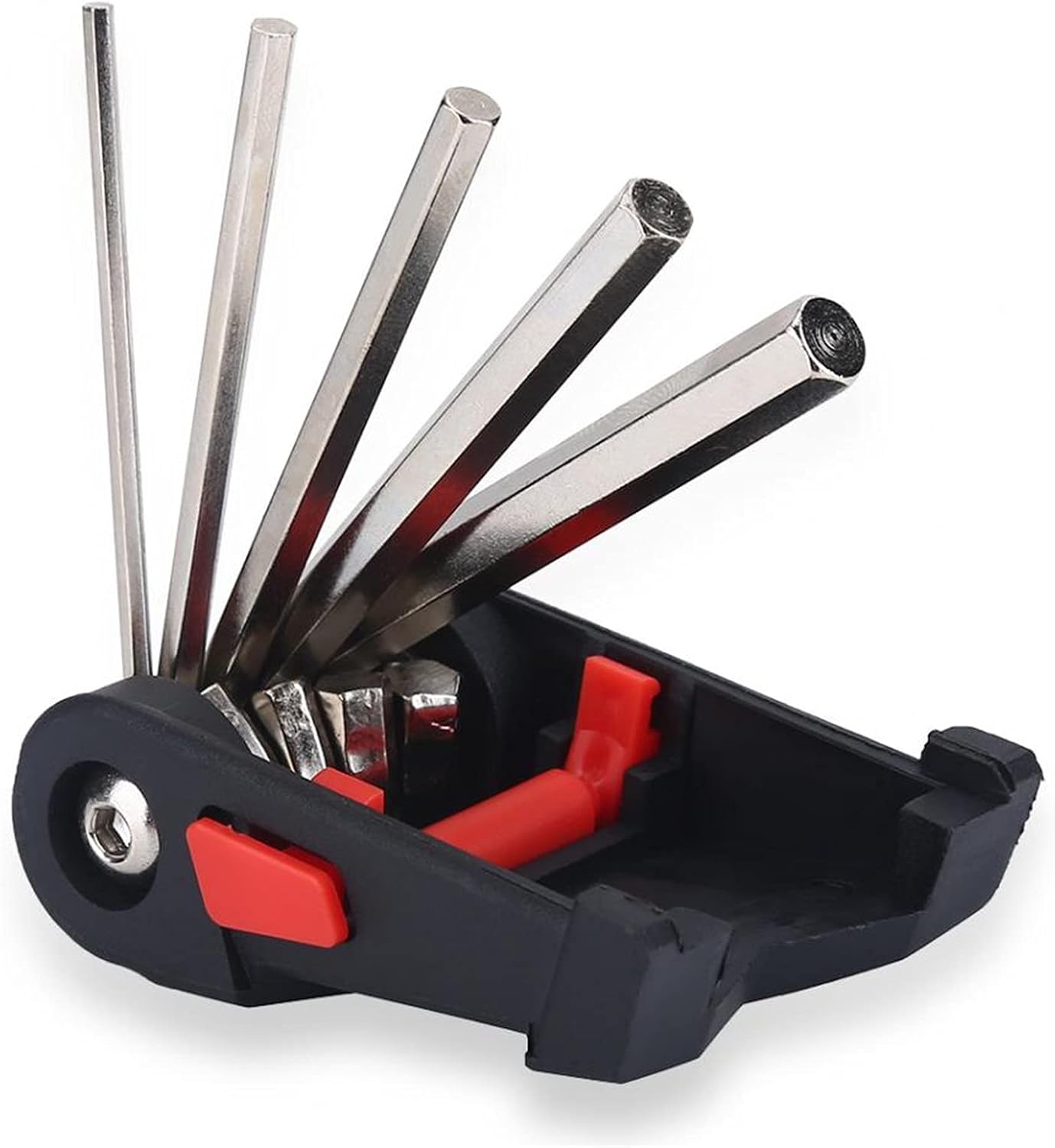 Bicycle Accessories 16 in 1 Bicycle Mountain Bike Multi-Function Repair Maintenance Tools Portable Bicycle Tool Set Bike Tool Kits Bike Parts (Color : Black)