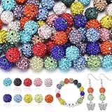 Contenu de l'emballage : vous recevrez 150 perles strass de 10 mm de couleurs mélangées. Ces perles en strass colorées sont livrées dans une boîte de rangement recyclable où vous pouvez placer le reste de vos perles de strass afin qu'elles ne se perdent pas