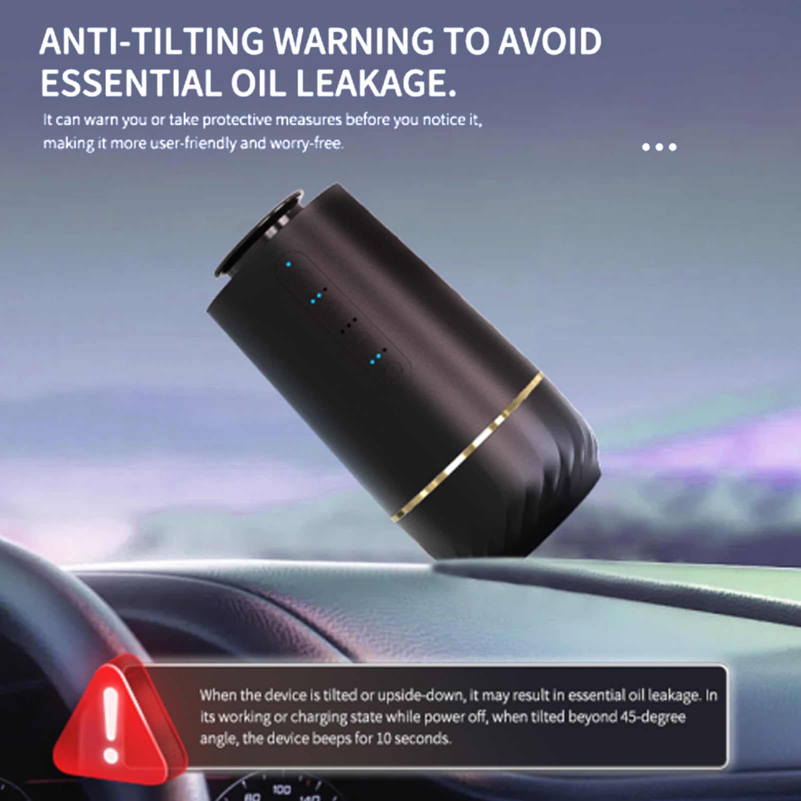 Socobeta Difusor de Aceites Esenciales con Modos de Fragancia Personalizables para Aromaterapia de Coche, para SPA en Casa y Oficina
