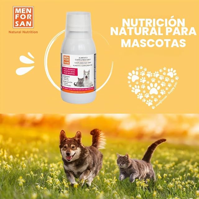 Foto 7 de 7 de MENFORSAN Alimento complementario líquido para perros y gatos con pieles sensibles