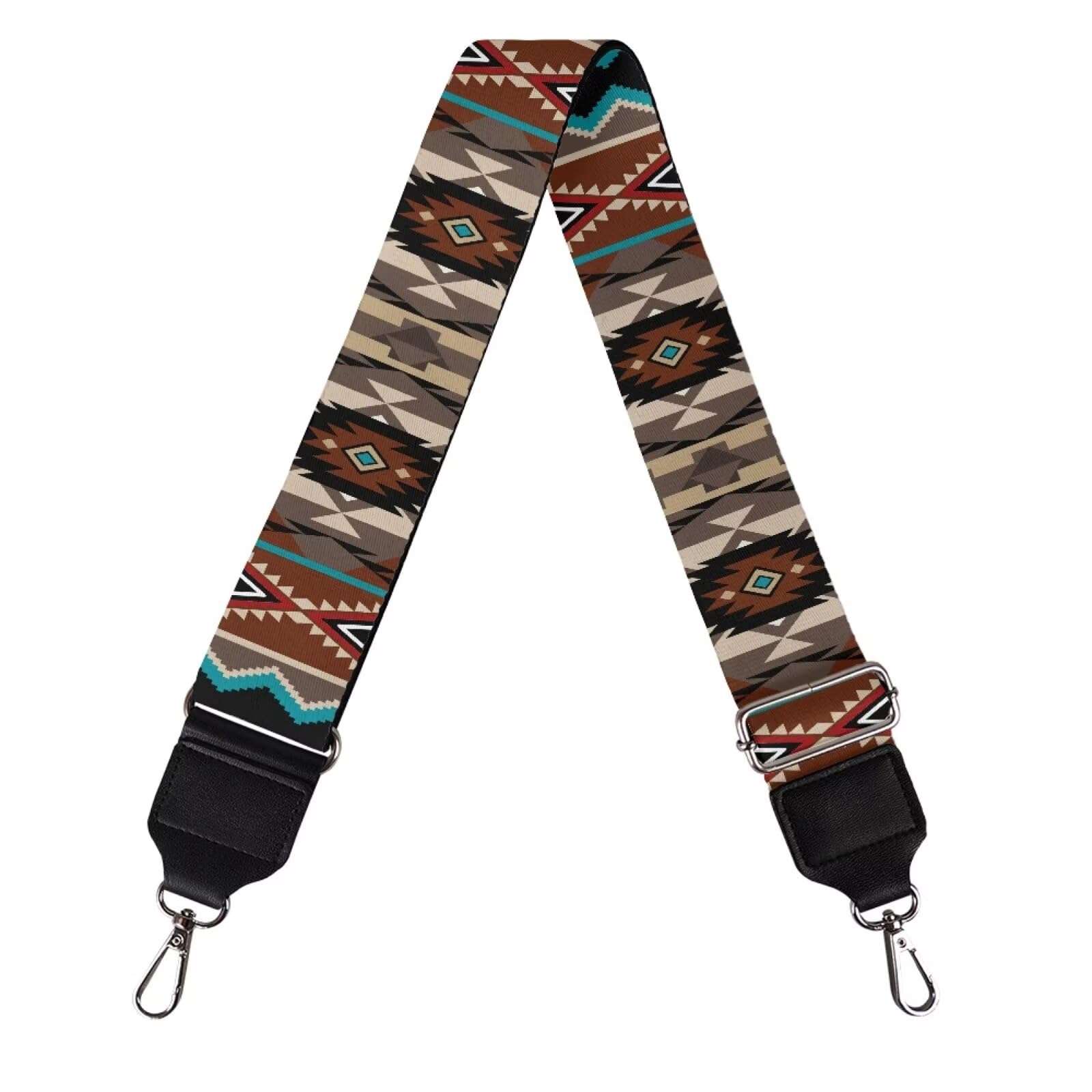 Coldinair Native American Geometric Purse Strap Replacement Crossbody Bag Strap,Guitar Straps for Purses Crossbody Bags,Purse Making Supplies