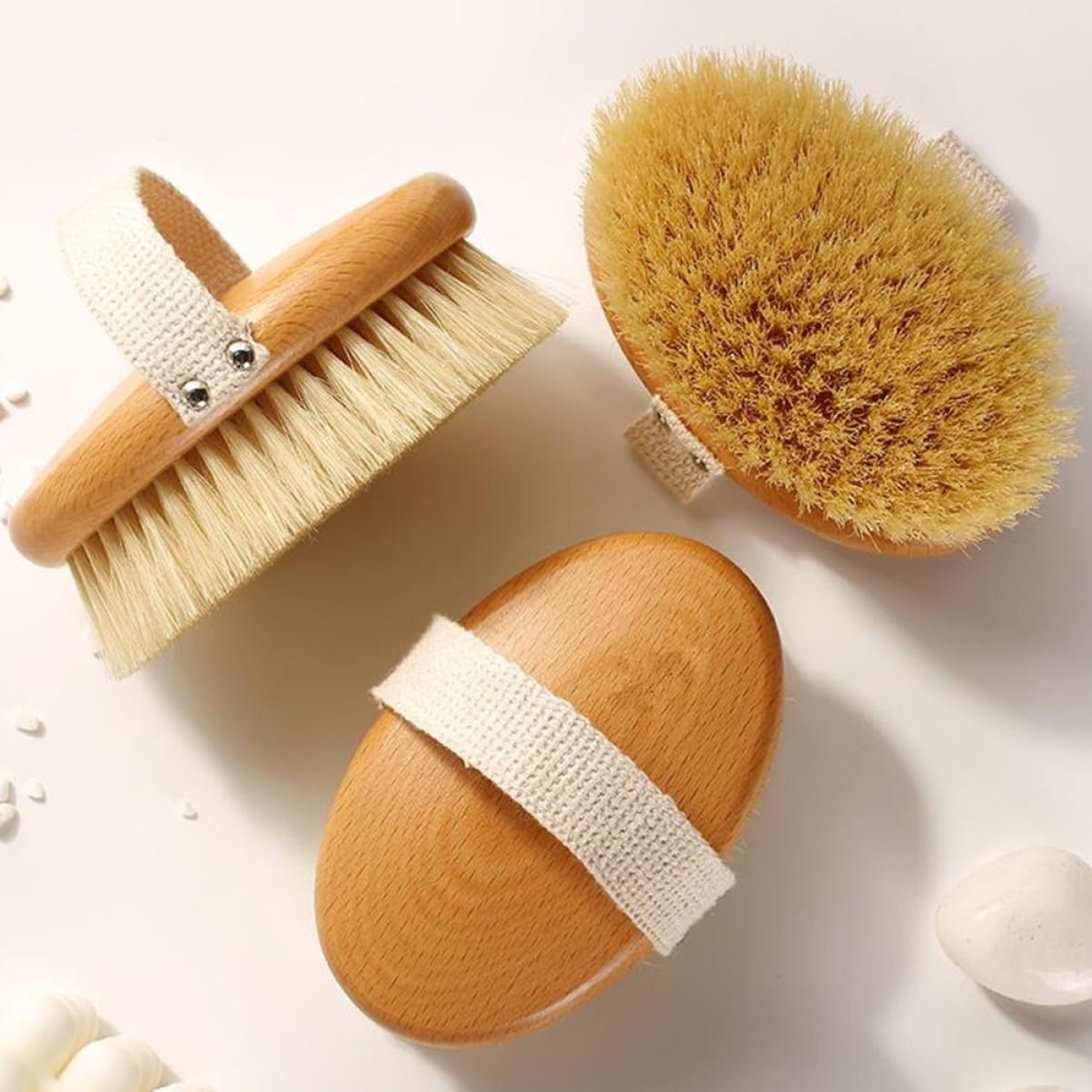 Didiseaon 3pezzi Esfoliante Per Setole Per Scrub Rimozione Morta e Miglioramento Circolazione Design Per e Della