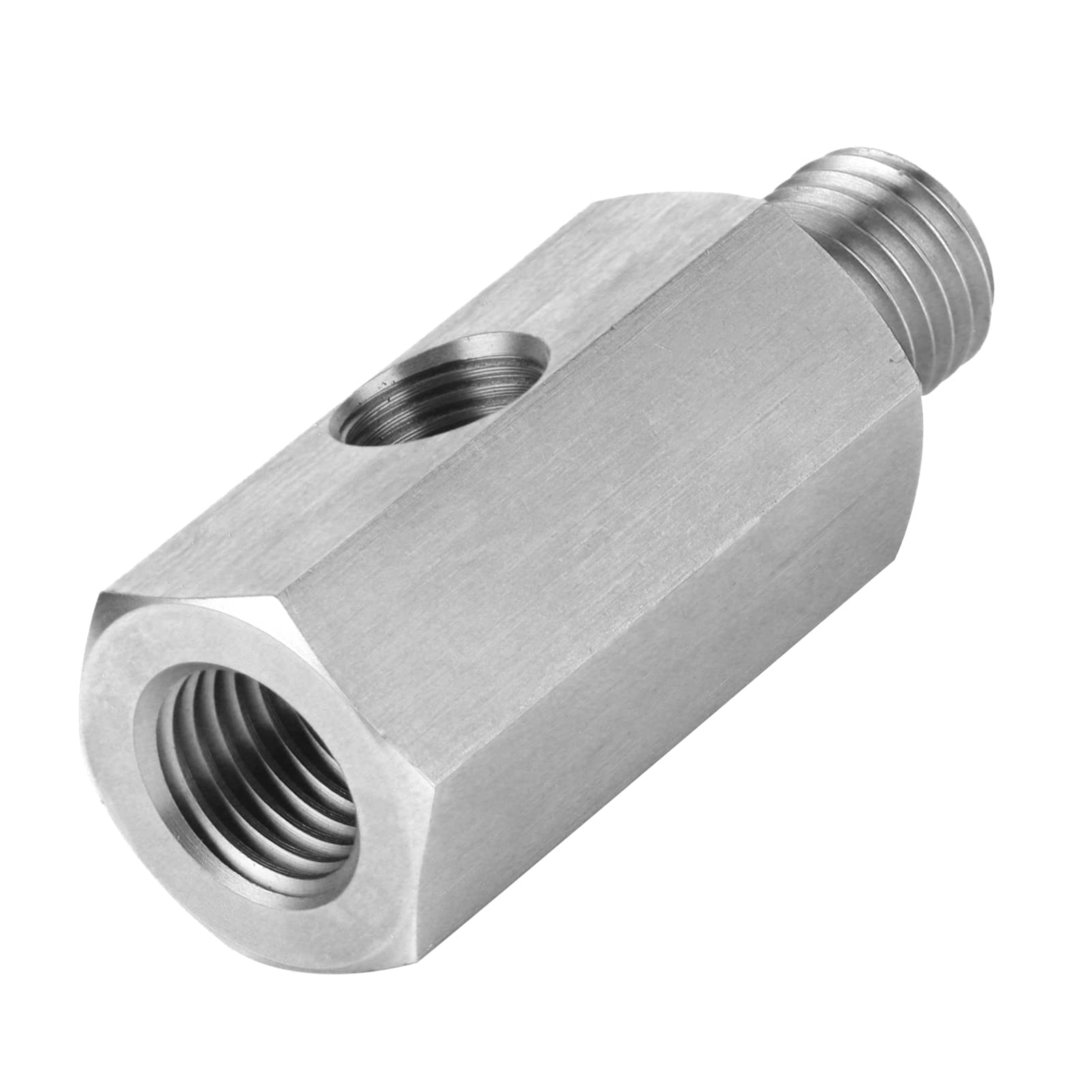 Raccordo Npt del sensore di pressione dell'olio, accessorio per auto con adattatore in acciaio a forma di T da 1/8 pollici a M12 X 1.5