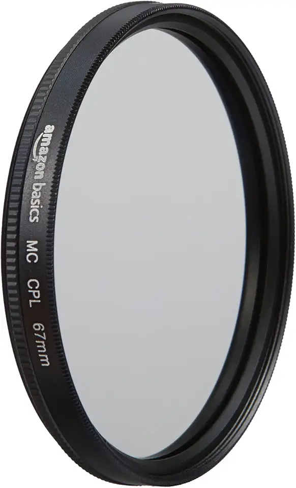 Amazon Basics Filtro de lente de câmera polarizador circular - 67 mm